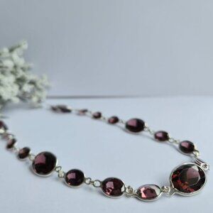 Elegant Rodo CZ Necklace with Pure Sterling Silver Chain